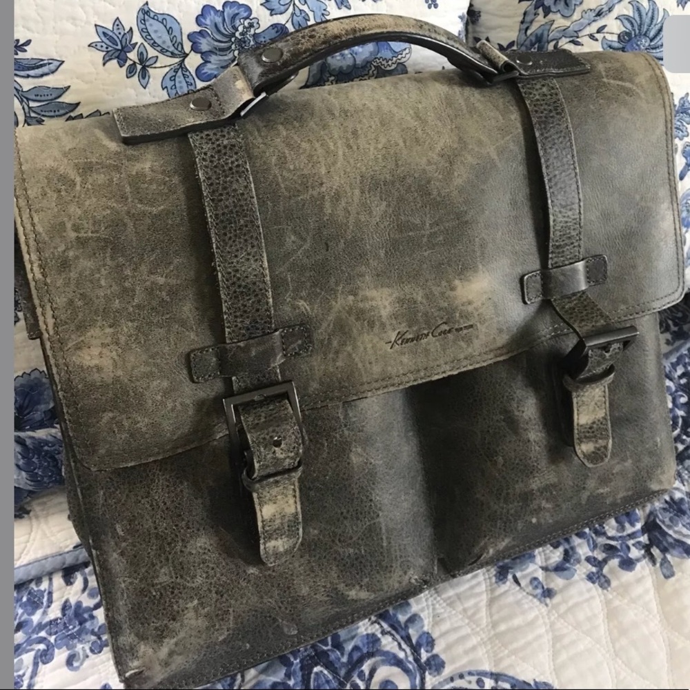 KENNETH COLE VINTAGE BRIEFCASE WORKBAG MESSENGER